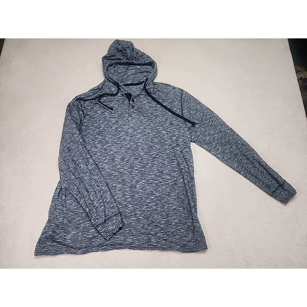 Hudson & Barrow‎ NYC Long Sleeve With Hoodie Size 2x Heather Gray